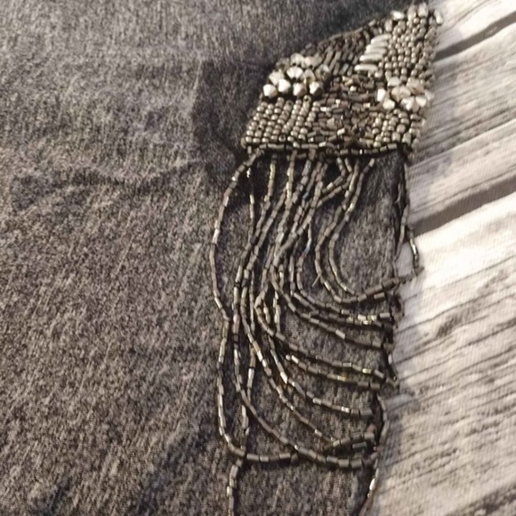 Forever 21 Plus single beaded shoulder cinch waist winged sleeve dress top blous - Picture 2 of 4